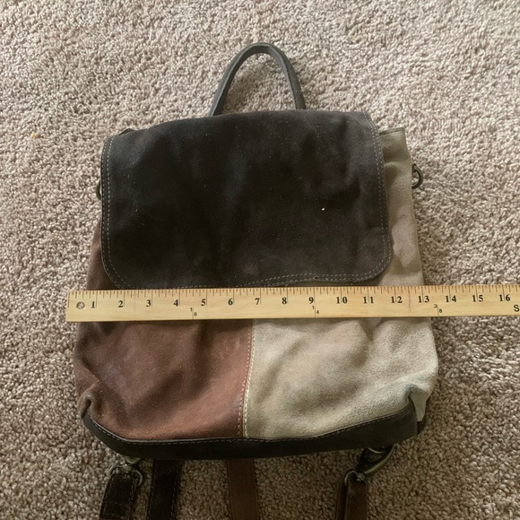 Free People Black and Brown boho Backpack - Picture 10 of 16